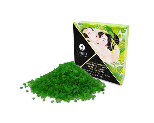 Сіль для ванни Shunga Moonlight Bath – Lotus Flower (75 г), сіль Мертвого моря, ароматичні олії