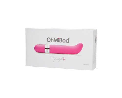 (SALE) Музыкальный вибратор OhMiBod - Freestyle :G Music Pink, стимуляция точки G, беспроводной