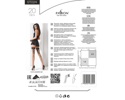Розпродаж!!! Панчохи ST024 1/2 nero - Passion