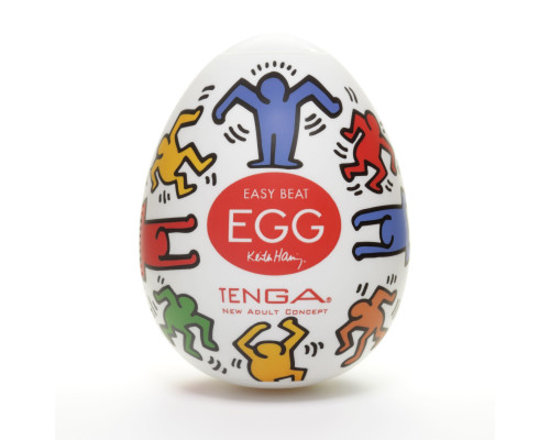 Набір мастурбаторів-яєць Tenga Keith Haring Egg Dance (6 яєць)