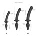 Анальна пробка з дилдо 2в1 Strap-On-Me SWITCH PLUG-IN DILDO Black XXL, діаметр 5,2/3,9 см