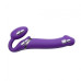 Безремневий страпон з вібрацією Strap-On-Me Vibrating Violet L  (м'ята упаковка)