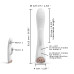 Вібратор-кролик Dorcel FLEXI RABBIT WHITE  (м'ята упаковка)