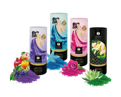 Пінлива сіль для ванни Shunga Dead Sea salt Oriental Crystals — Ocean Temptations (500 г)