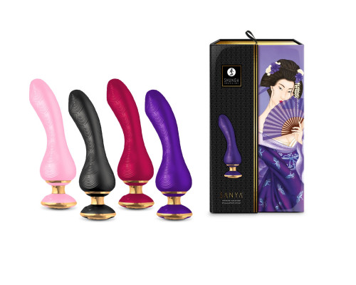 Вібратор для точки G Shunga Sanya Light Pink, гнучкий стовбур