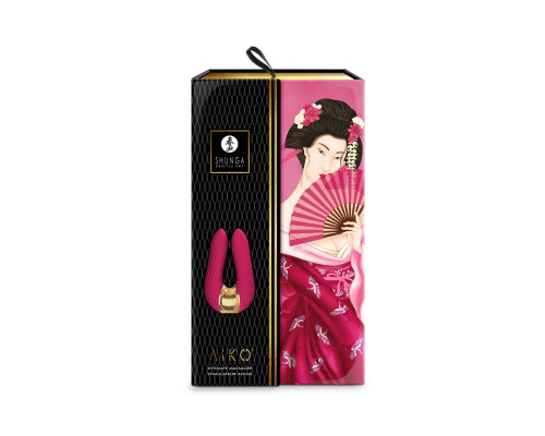 Вібратор для клітора Shunga Aiko Raspberry, гнучкі кінчики
