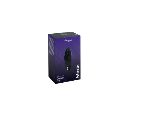 Смарт-вибратор в трусики We-Vibe Moxie Satin Black с пультом ДУ