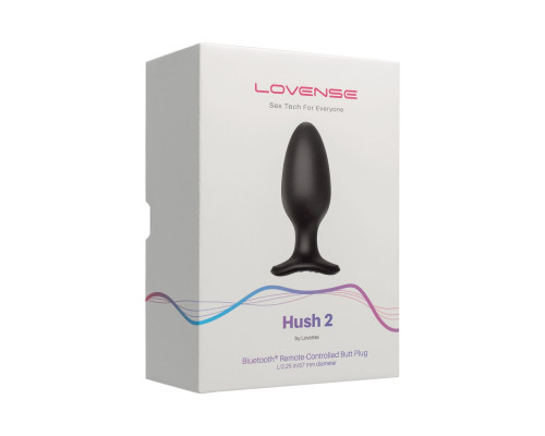 Анальна смарт-вібропробка Lovense Hush 2, розмір XS