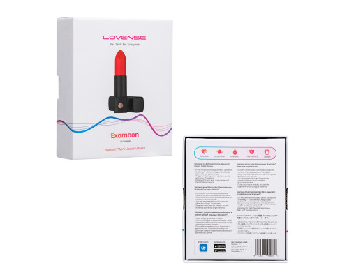 Вібратор-помада Lovense Exomoon, працює через застосунок