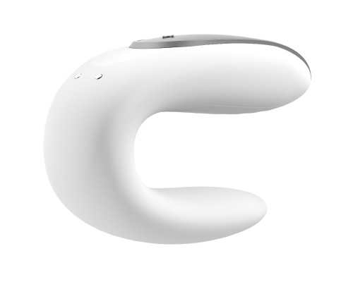 Смартвібратор для пар Satisfyer Double Fun (White) (пошкодження на упаковці)