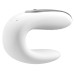 Смартвібратор для пар Satisfyer Double Fun (White) (пошкодження на упаковці)