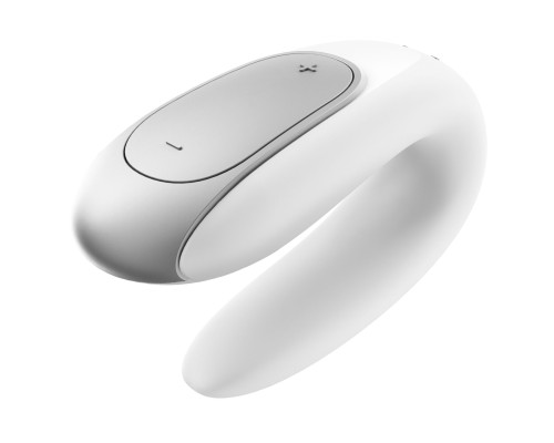 Смартвібратор для пар Satisfyer Double Fun (White) (пошкодження на упаковці)