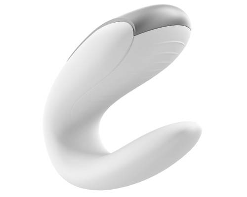 Смартвібратор для пар Satisfyer Double Fun (White) (пошкодження на упаковці)