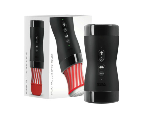 Автоматичний мастурбатор Tenga VACUUM GYRO ROLLER SET, ротація та вакуум, сумісний з Tenga Cup