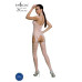 Бодістокінг Passion ECO BS006 white, з доступом, халтер, імітація підв’язок