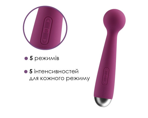 Вибромассажер с интеллектуальным режимом Svakom Mini Emma Violet (мятая упаковка)