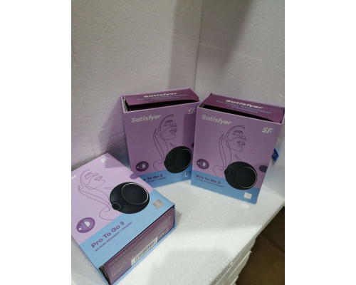 Вакуумный стимулятор Satisfyer Pro To Go 3 Black (мятая упаковка)