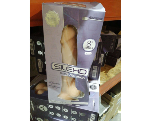 Фаллоимитатор с вибрацией SilexD Vetus Vibro Flesh (MODEL 1 size 8in) (мятая упаковка!!!)