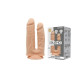 Фалоімітатор подвійний SilexD Double Gusto Flesh (Model 1 size 8" & 7") (м'ята упаковка)