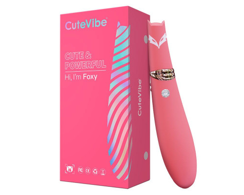 Вакуумний стимулятор з вібрацією CuteVibe Foxy Sakura