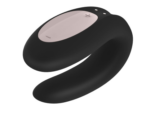 Смарт-вибратор для пар Satisfyer Double Joy Black (мятая упаковка)