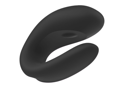 Смарт-вибратор для пар Satisfyer Double Joy Black (мятая упаковка)