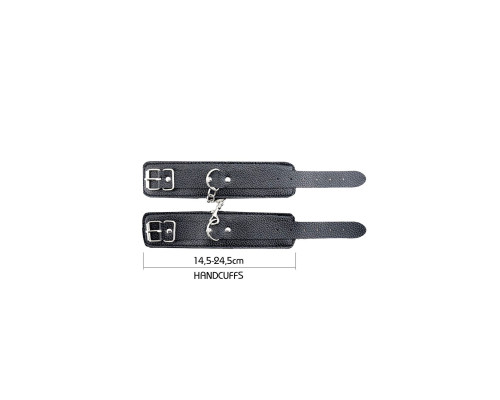 Набір аксесуарів БДСМ Alive Secret Desires Black Kit (8 pcs) (м'ята упаковка)