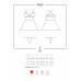 Еротичний мереживний комплект із сіточкою Obsessive 838-BAB-1 babydoll & thong black L/XL, чорний, п