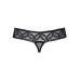 Мереживні танги з доступом Obsessive 837-THC-1 S/M, чорні