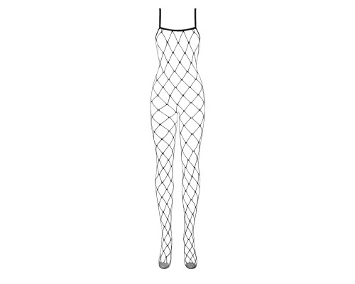 Бодістокінг з великим вічком і відкритими грудьми Obsessive Bodystocking N102 S/M/L, чорний