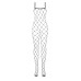 Бодістокінг з великим вічком і відкритими грудьми Obsessive Bodystocking N102 S/M/L, чорний