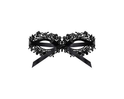 Мереживна маска Obsessive A710 mask, єдиний розмір, чорна