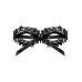 Мереживна маска Obsessive A710 mask, єдиний розмір, чорна