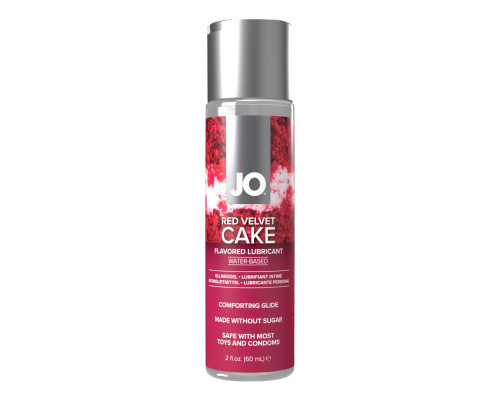 Набір смакових змазок JO Champagne & Red Velvet Cake (2×60 мл), Limited Edition