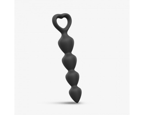 Анальная цепочка Love To Love BING BANG L - BLACK ONYX (мятая упаковка)