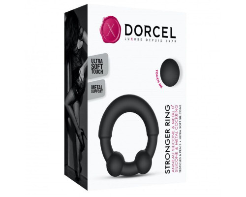 Ерекційне кільце з металевими вставками Dorcel STRONGER RING (м'ята упаковка)
