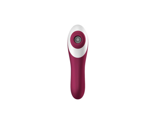 Вакуумный клиторальный стимулятор Satisfyer Dual Crush Wine Red (трещина во вкладыше)