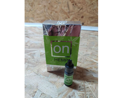 Возбуждающе капли для клитора Sensuva - ON for Her Hemp Infused Arousal Oil 5 мл (м'ята упаковка)