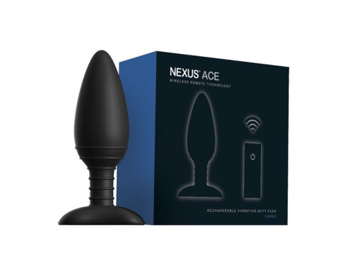Анальна вібропробка Nexus ACE Large, з пультом ДК, макс. діаметр 5 см