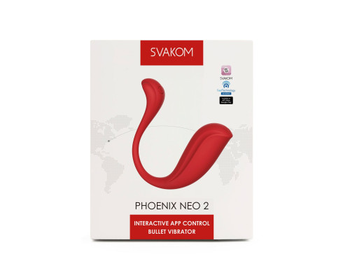 Інтерактивне віброяйце Svakom Phoenix Neo 2, оновлена модель