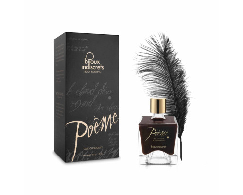 Розпродаж!!! Фарба для тіла Bijoux Indiscrets Poême - Dark Chocolate (термін 11.2023)