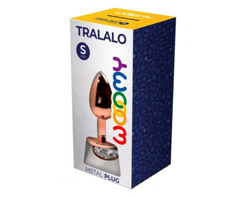 Анальная пробка Wooomy Tralalo Metal Plug Size M (мятая упаковка)
