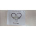 Наручники металеві Adrien Lastic Handcuffs Metallic (поліцейські) (м'ята упаковка)