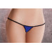 Жіночі мікростринги з мікрофібри Passion MT019 One size, blue
