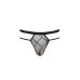 Чоловічі прозорі стринги Passion 029 THONG COLLIN L/XL Black, сітка
