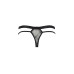 Чоловічі прозорі стринги Passion 029 THONG COLLIN L/XL Black, сітка
