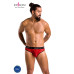 Чоловічі напівпрозорі труси Passion 031 SLIP MIKE L/XL Red, під леопард