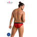 Чоловічі напівпрозорі труси Passion 031 SLIP MIKE L/XL Red, під леопард