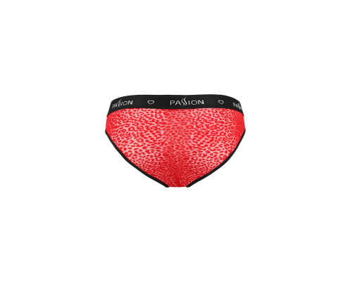 Чоловічі напівпрозорі труси Passion 031 SLIP MIKE XXL/XXXL Red, під леопард
