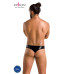 Чоловічі стринги Passion 033 THONG PAUL S/M Black, під латекс